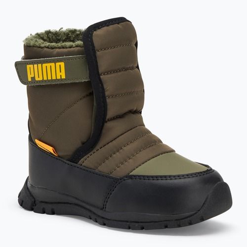 Dětské sněhule PUMA Nieve Boot WTR AC Inf grape leaf/ saffron