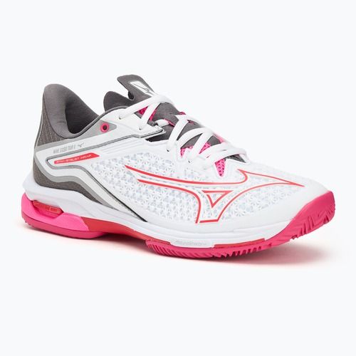 Dámské tenisové boty Mizuno Wave Exceed Tour 6 CC white/radiant red/quiet shade