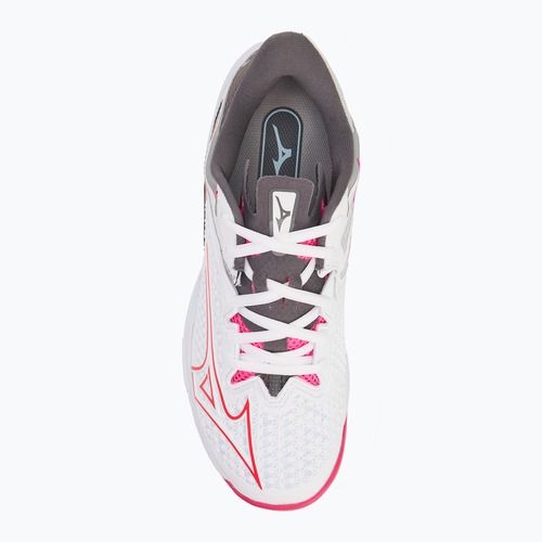 Dámské tenisové boty Mizuno Wave Exceed Tour 6 CC white/radiant red/quiet shade