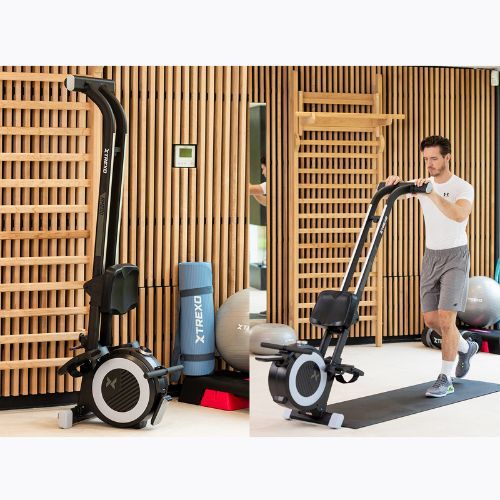 Veslovací trenažér XTREXO TXO-RM200 black