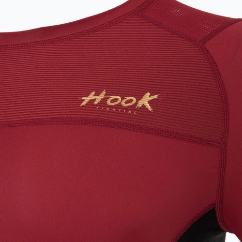 Pánský Rashguard Longsleeve HOOK FIGHTING Base red 