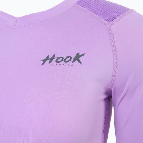 Dámský Rashguard HOOK FIGHTING Base violet