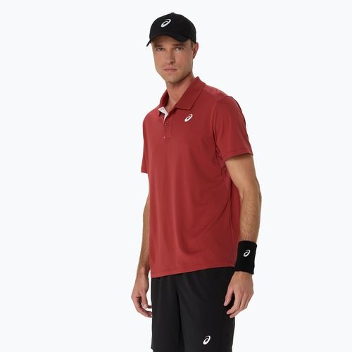 Pánské polo tričko ASICS Court Polo burnt red
