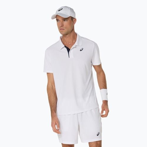 Pánské  polo tričko ASICS Court Polo brilliant white