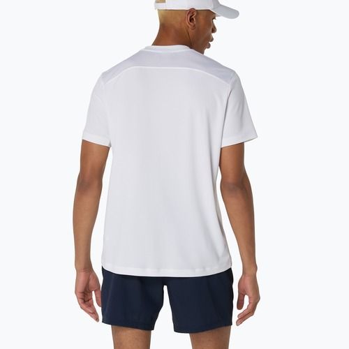 Pánské tenisové tričko ASICS Court Top brilliant white