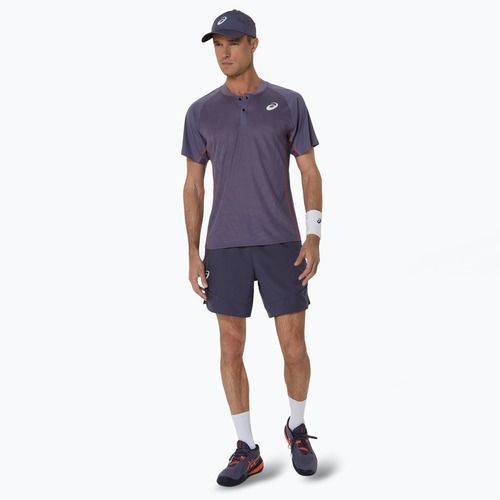 Pánské  polo tričko ASICS Match Actibreeze Polo greyish purple