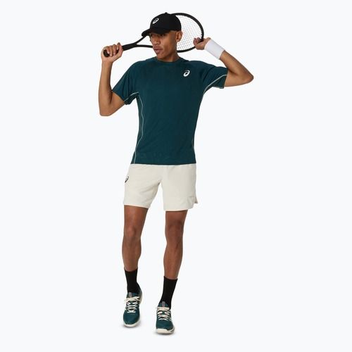 Pánské tenisové tričko ASICS Match Actibreeze Top saxon green