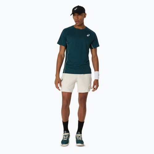 Pánské tenisové tričko ASICS Match Actibreeze Top saxon green