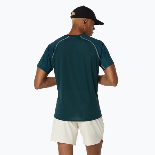 Pánské tenisové tričko ASICS Match Actibreeze Top saxon green