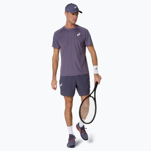 Pánské tenisové tričko ASICS Match Actibreeze Top greyish purple