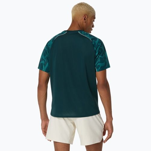 Pánské tenisové tričko ASICS Game Top saxon green
