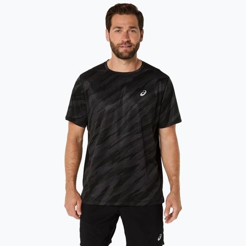 Pánské běžecké tričko ASICS Core All Over Print SS Top performance black