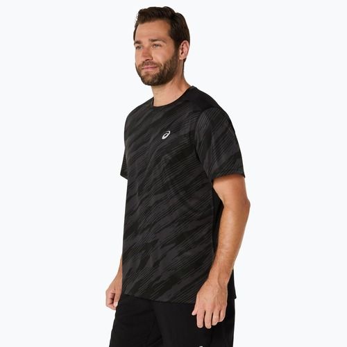 Pánské běžecké tričko ASICS Core All Over Print SS Top performance black