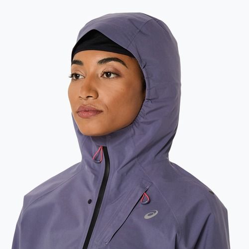 Dámská běžecká bunda ASICS Metarun Waterproof greyish purple