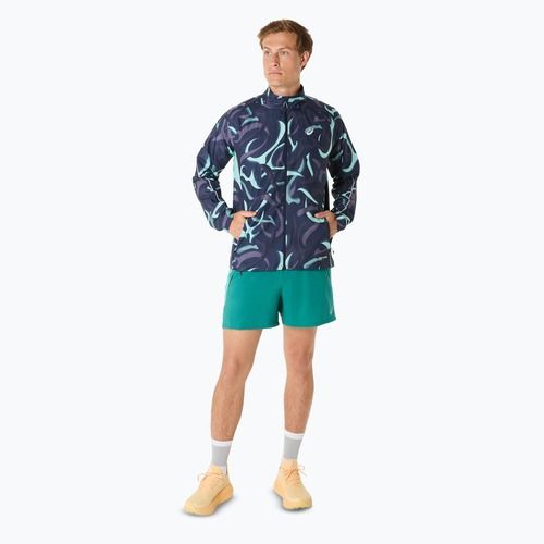 Pánská běžecká bunda ASICS Road Lite-Show Packable midnight