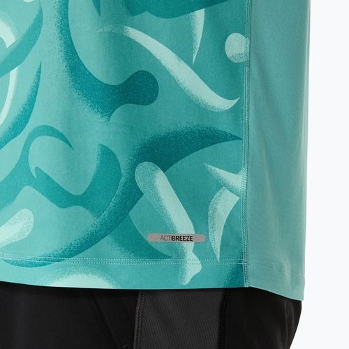 Pánské běžecké tričko ASICS Road Lite-Show light teal