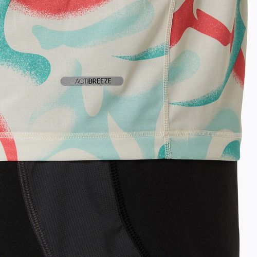 Pánské běžecké tričko ASICS Road All Over Print Top birch