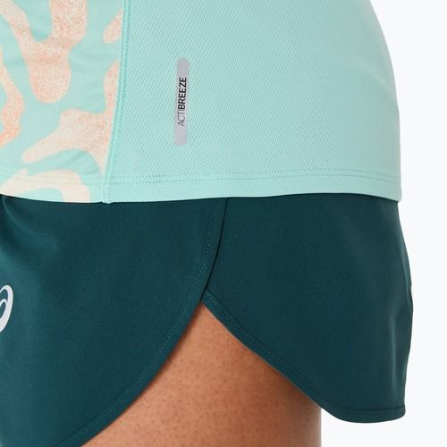 Dámské běžecké tričko ASICS Road Lite-Show oasis green/multi colour