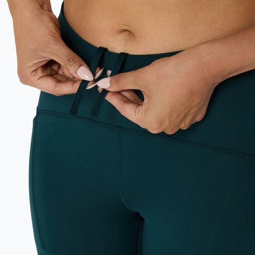 Dámské běžecké legíny ASICS High Waist Capri saxon green