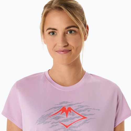 Dámské běžecké tričko ASICS Fujitrail Logo light ube