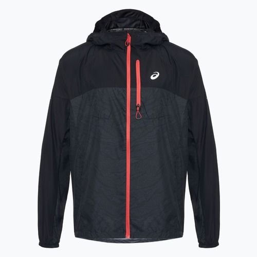 Pánská běžecká bunda ASICS Fujitrail Packable performance black/carrier grey