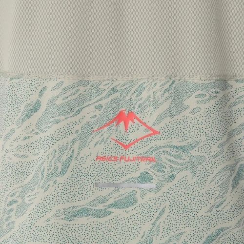 Pánské běžecké tílko ASICS  Fujitrail Singlet white sage/rainy lake