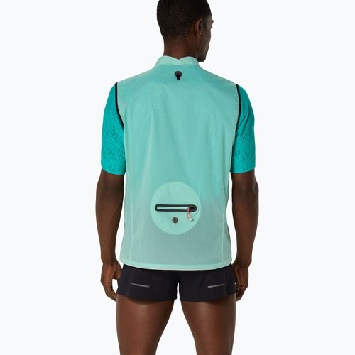 Pánská běžecká vesta Asics Metarun Packable oasis green