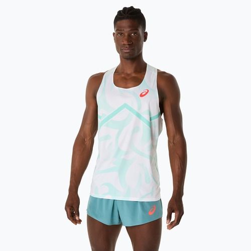 Pánské běžecké tričko ASICS Light Knit Singlet soothing sea
