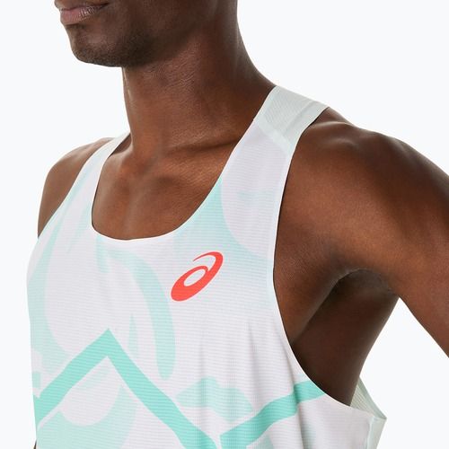 Pánské běžecké tričko ASICS Light Knit Singlet soothing sea