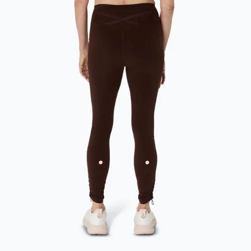Dámské běžecké legíny ASICS Nagino Run Adjustable Tight coffee
