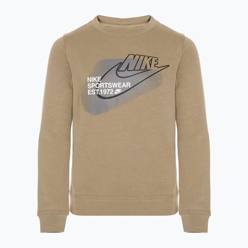 Dětská mikina Nike Sportswear Standard Issue Crew-Neck khaki