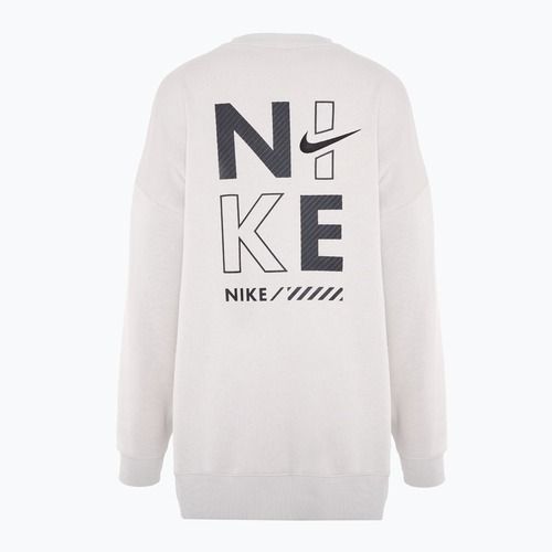 Dámská mikina Nike Sportswear Oversized Crew-Neck light iron ore