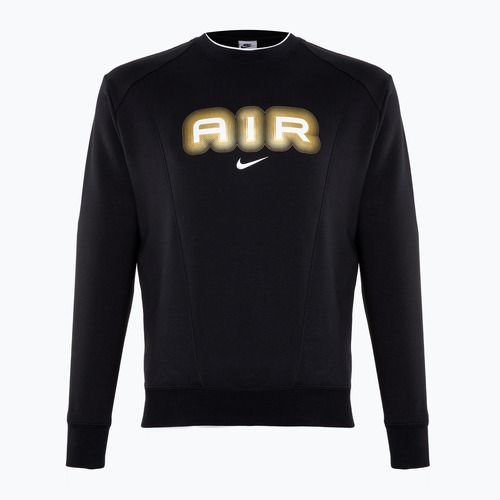 Pánská mikina  Nike Sportstwear Air Crew-Neck black/metallic gold