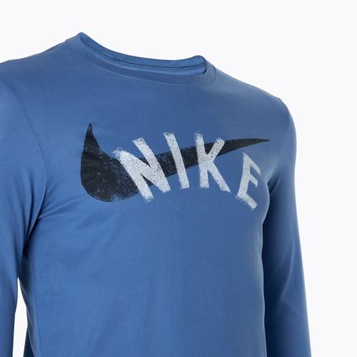 Pánské tričko longsleeve Nike Dri-FIT Fitness aegean storm