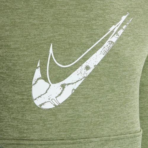 Dětská mikina Nike Multi Stain Repel Therma-FIT oil green/olive aura/heather/white