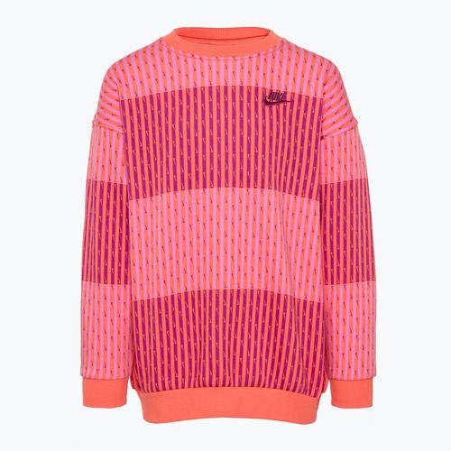 Dětská mikina Nike Sportswear Club Fleece light wild mango/light wild mango/hot fuchsia