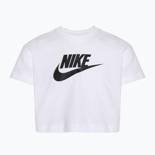 Dětské tričko Nike Sportswear Cropped white