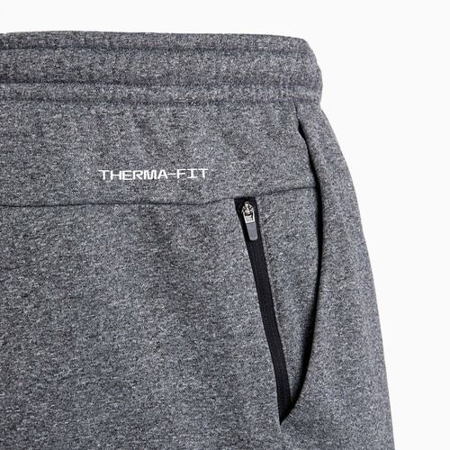 Pánské fitness kalhoty Nike Therma-FIT black/heather black/white