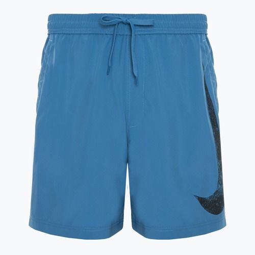Pánské šortky Nike Form Swoosh Dri-Fit 7" aegean storm/black