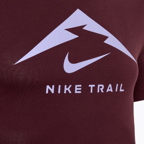Pánské běžecké tričko Nike Dri-Fit UV burgundy crush