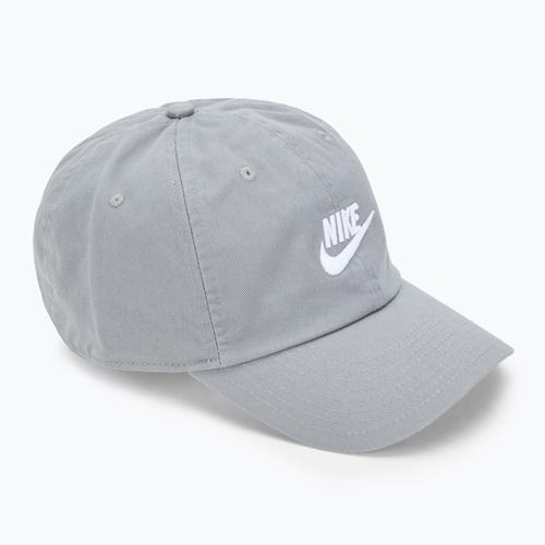 Kšiltovka Nike Club Unstructured Futura Wash particle grey/white