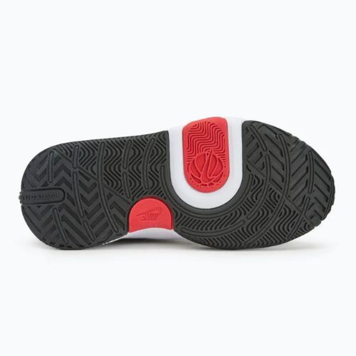 Dětské basketbalové boty Nike Team Hustle D11 black/white/university red