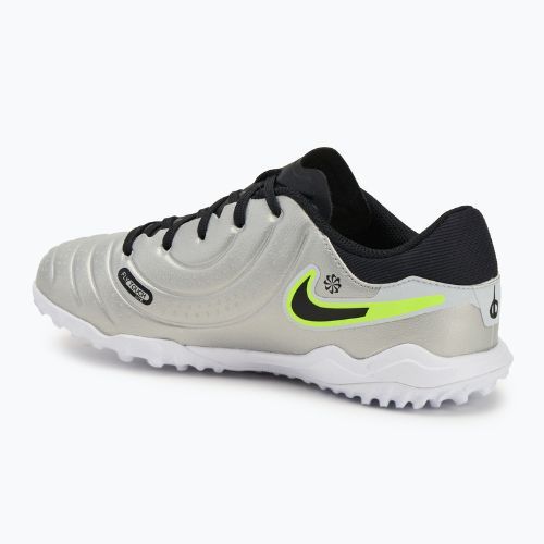 Dětské kopačky Nike Tiempo Legend 10 Academy TF metallic silver/volt/black