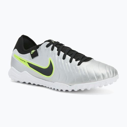 Pánské kopačky Nike Tiempo Legend 10 Pro TF metallic silver/volt/black