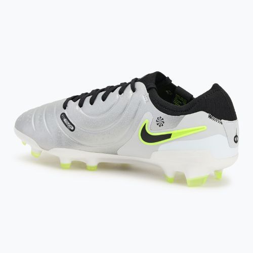 Pánské kopačky Nike Tiempo Legend 10 Pro FG metallic silver/volt/black