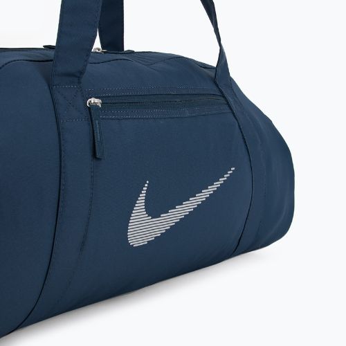 Dámská tréninková taška Nike Gym Club 24 l armory navy/ armory navy/ metallic silver