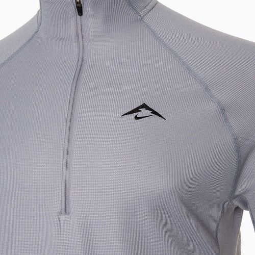 Pánská běžecká mikina Nike Trail Dri-Fit 1/2 Zip cement grey/black