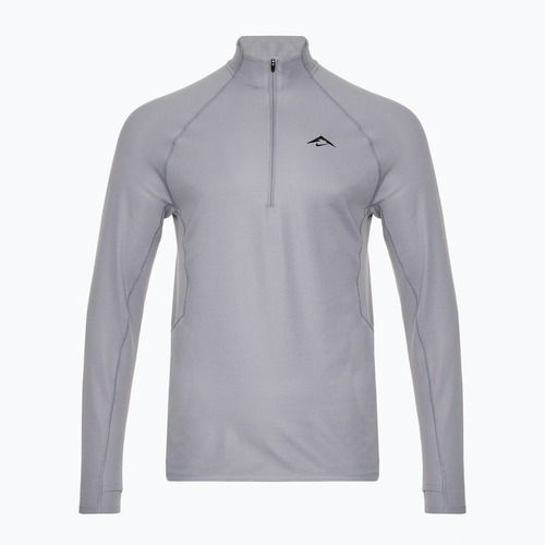 Pánská běžecká mikina Nike Trail Dri-Fit 1/2 Zip cement grey/black