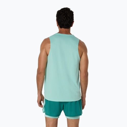 Pánské běžecké tílko tank top ASICS Core Singlet oasis green