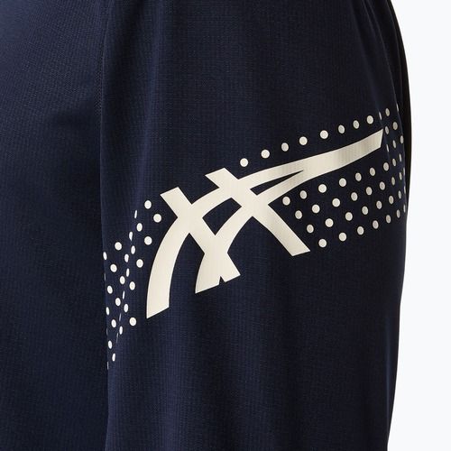 Pánské běžecké tričko Longsleeve ASICS Icon LS 1/2 Zip midnight